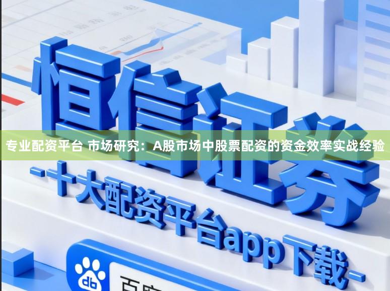 专业配资平台 市场研究：A股市场中股票配资的资金效率实战经验
